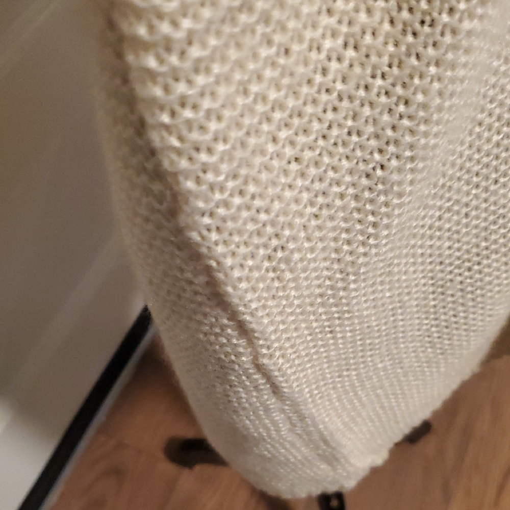 Chic Cream Open-Front Cardigan - Picture 6 of 10